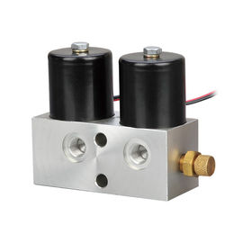 Qualità  High Pressure Air Flow Control Valve DC12V / DC24V Secondary Shunt Double Coils Fabbrica