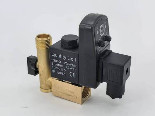 Pneumatic Solenoid Valve Complete Port Sizes Industrial Machinery, Anti-Sticking Design